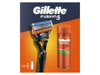 Kazeta Gillette Fusion strojek + gel na holení 250ml